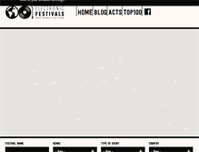 Tablet Screenshot of electronic-festivals.com